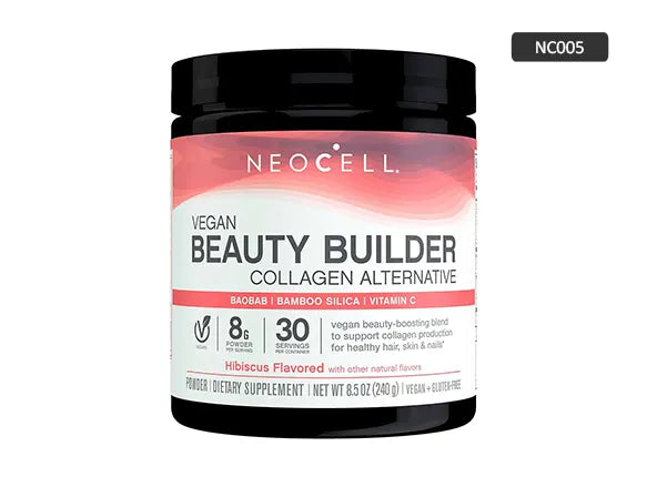 Neocell Vegan Beauty Builder Collagen Alternative Powder Hibiscus Flavored 240g
